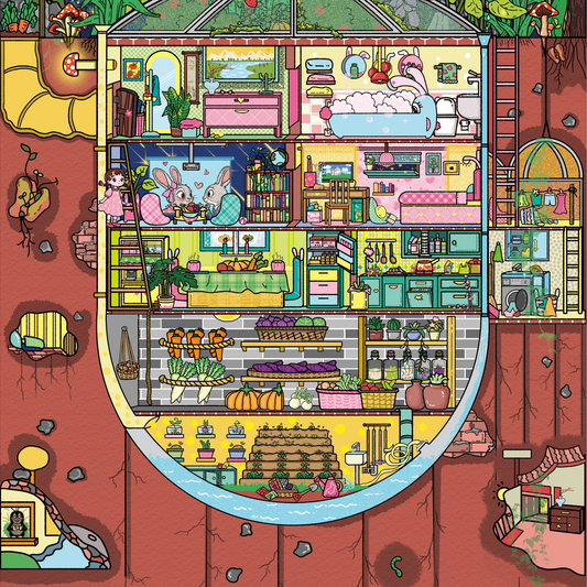 Lemon Candy 3D Sticker | 7 Cute Miniature Scenes