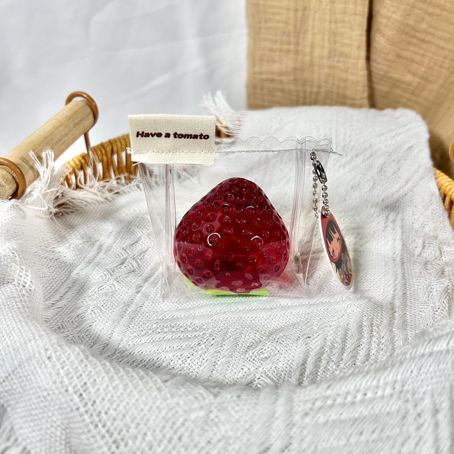 Crystal Strawberry Squishy