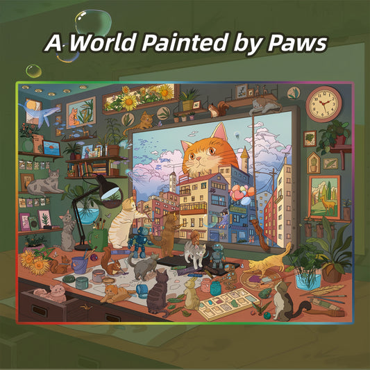 The Dreamscape 3D Sticker | 4 Cute Miniature Scenes