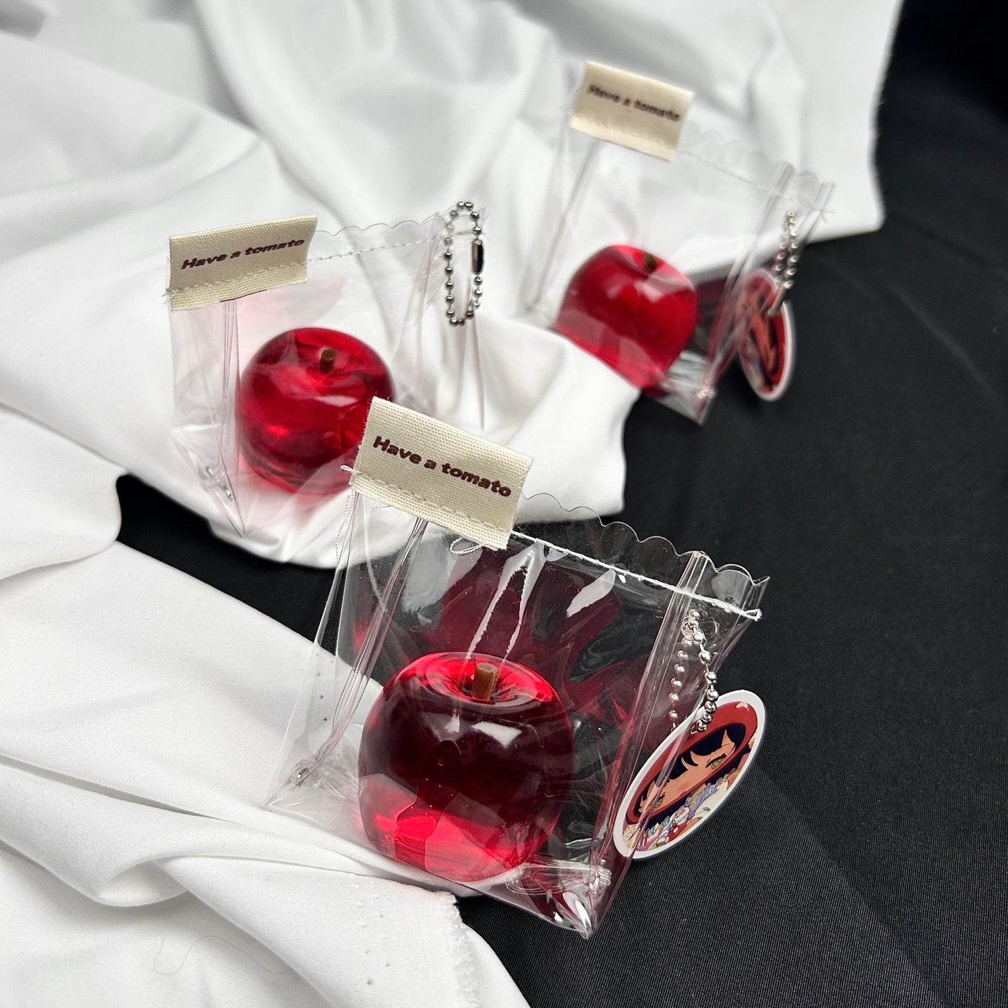 Crystal Red Apple Squishy