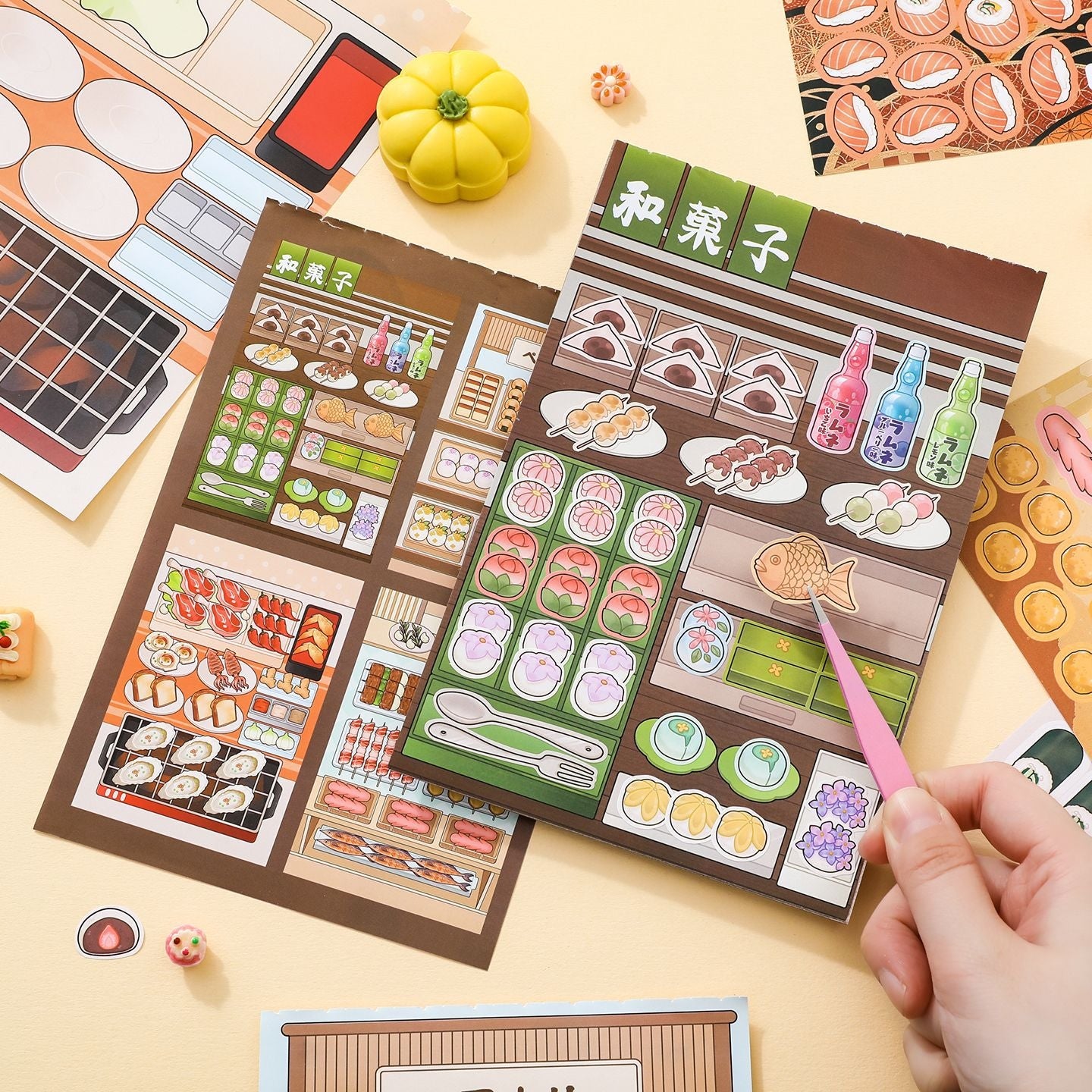 Shelf Display 3D Sticker Book