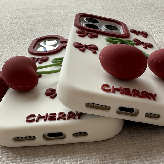 Shaking Cherry Silicone Phone Case