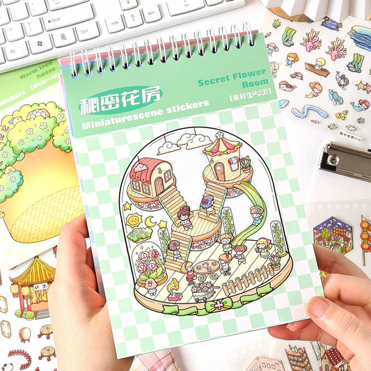 Life Simulation 3D Sticker Book