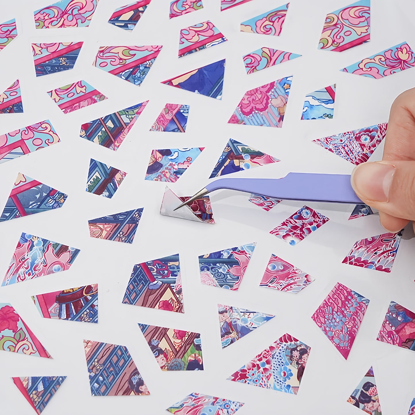 Mural Restoration 3D Sticker | 2 Cute Miniature Scenes