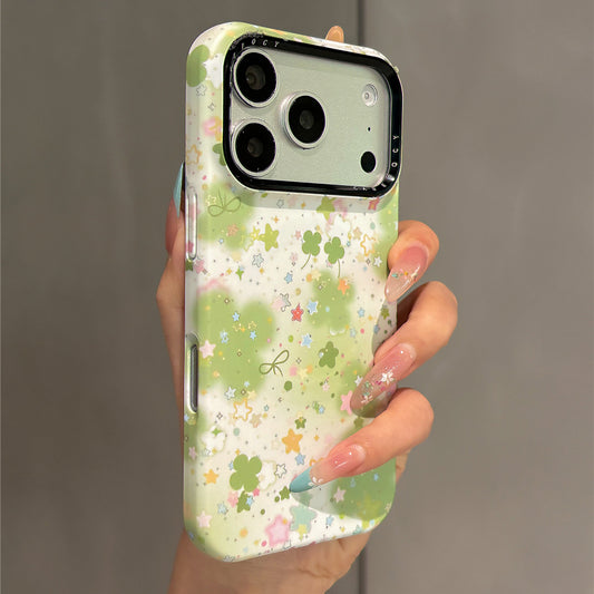 Bear with Pearls Magnetic Stand Acrylic Phone Case