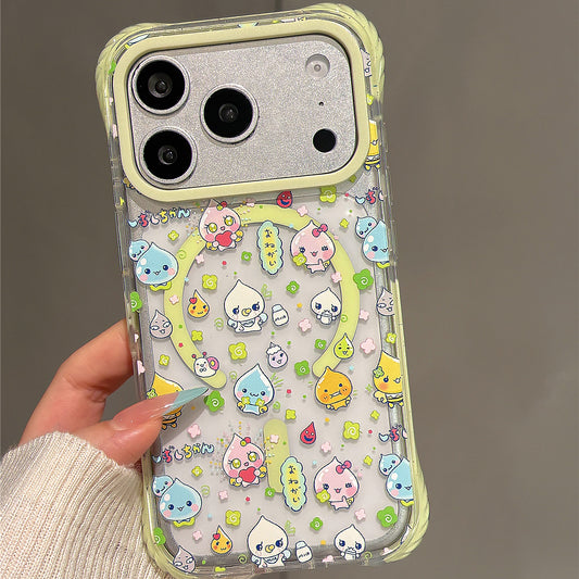 Four-Leaf Clover Little Raindrop Acrylic Phone Case