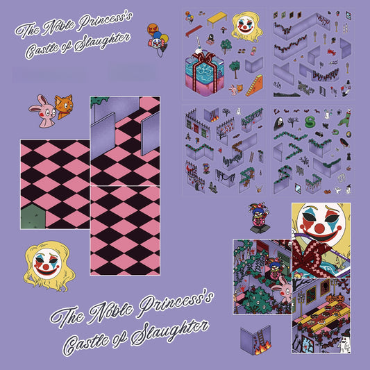 The Noble Princess's Castle of Slaughter 3D Sticker