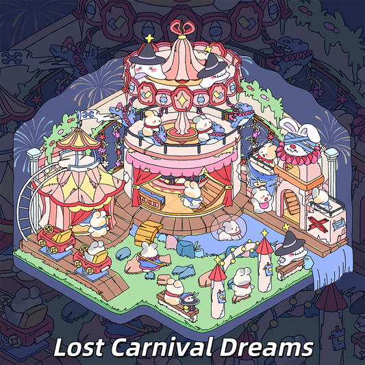 Whimsical Dreamland 3D Sticker | 3 Cute Miniature Scenes