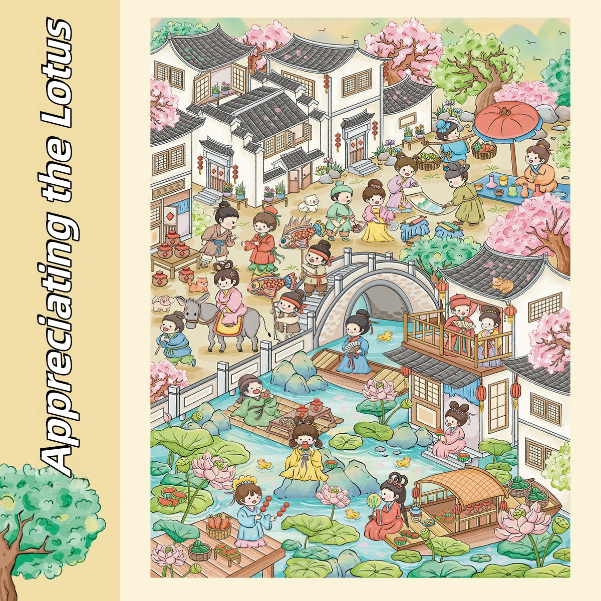 Whimsical Life 3D Sticker | 3 Cute Miniature Scenes