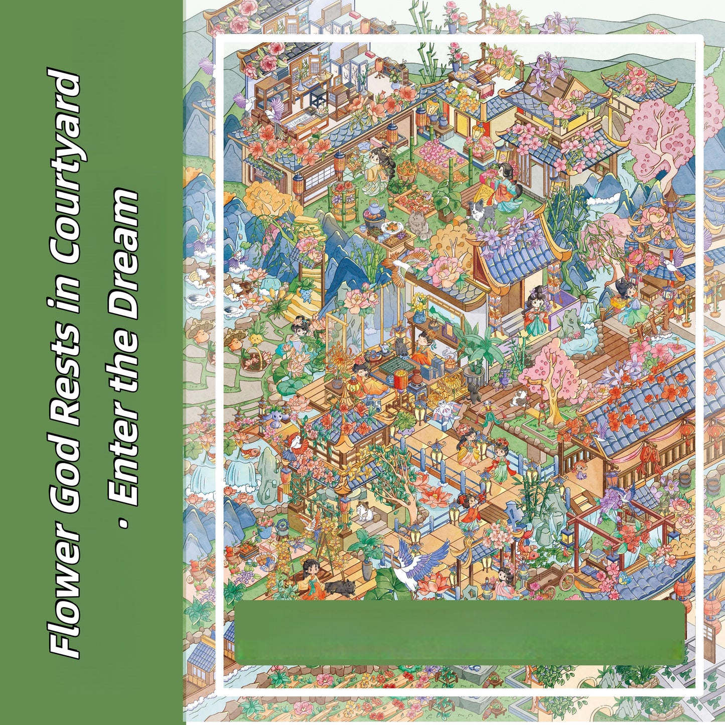 Celestial Palace 3D Sticker | 2 Cute Miniature Scenes