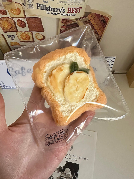 Caramel Banana Toast Squishy