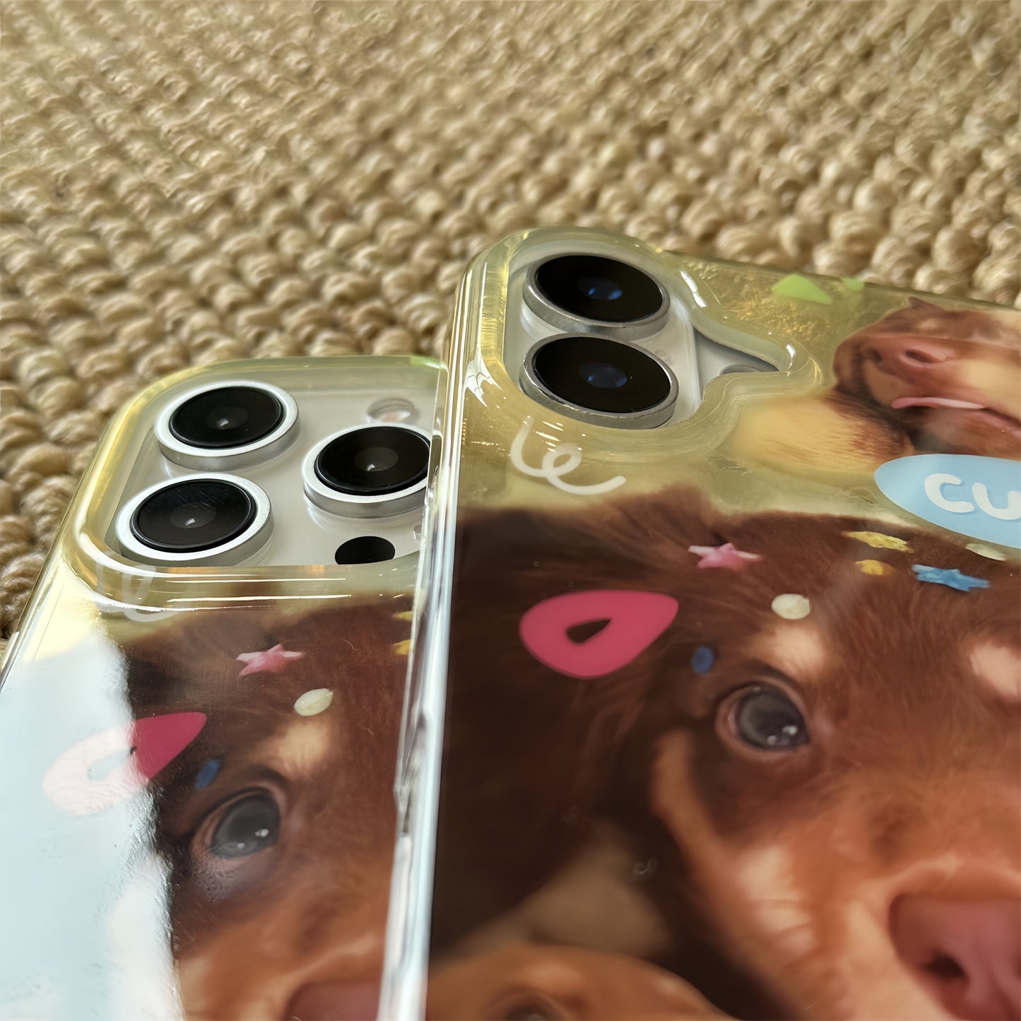 Cute Dachshund Acrylic Phone Case