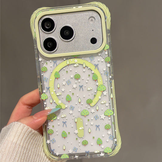 Tree Illustration Acrylic Phone Case