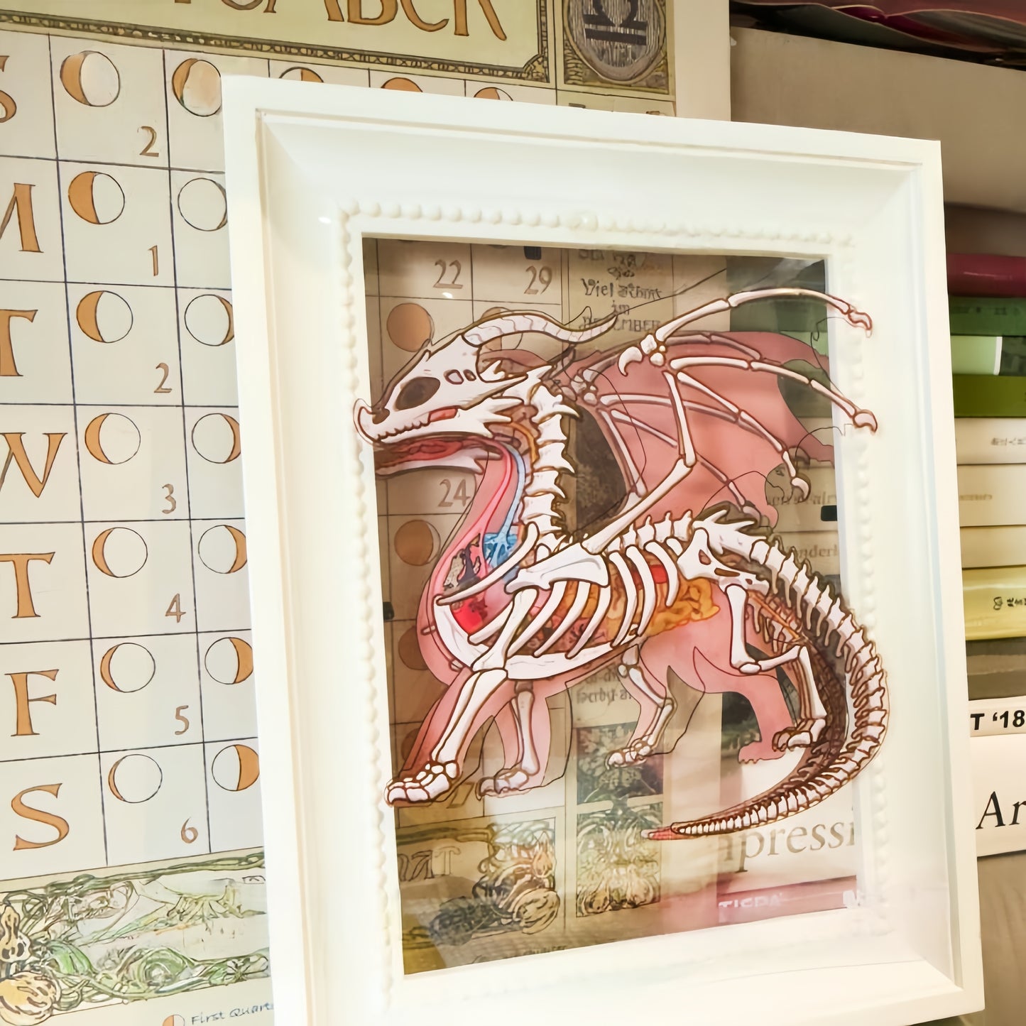 Anatomical Reconstruction 3D Sticker | 4 Cute Miniature Scenes