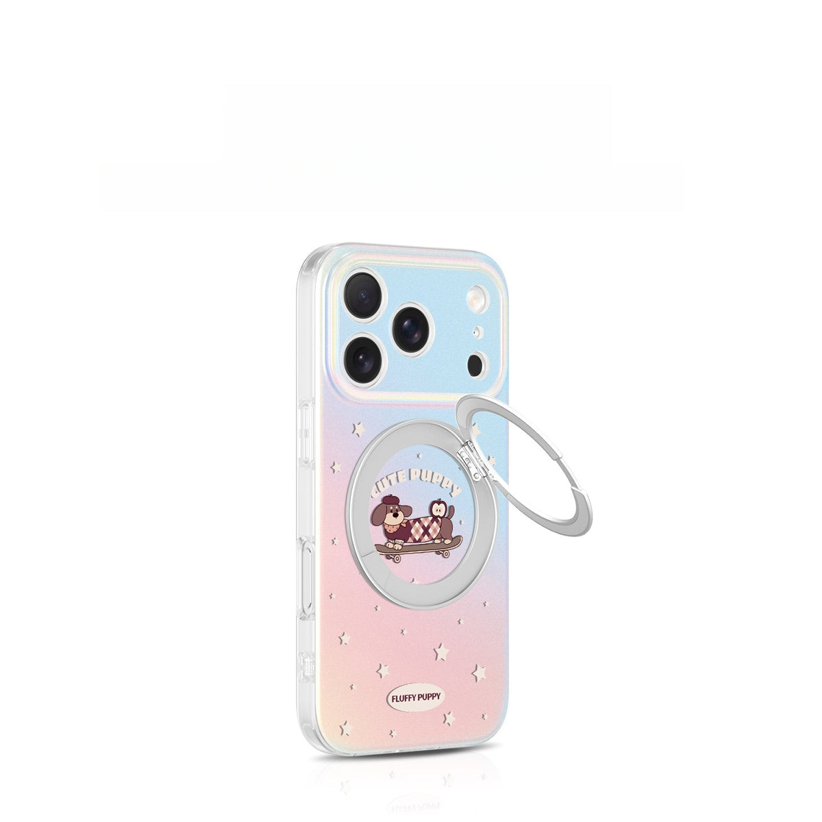 Burgundy Checkered Skateboarding Wiener Dog Acrylic Phone Case