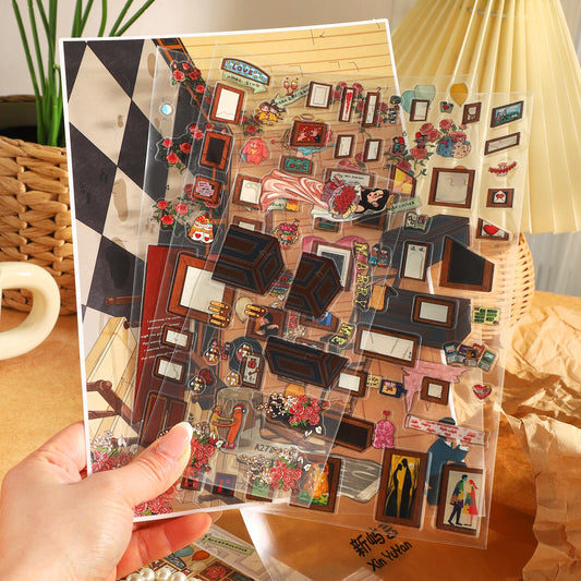 Celebration Moment 3D Sticker | 3 Cute Miniature Scenes