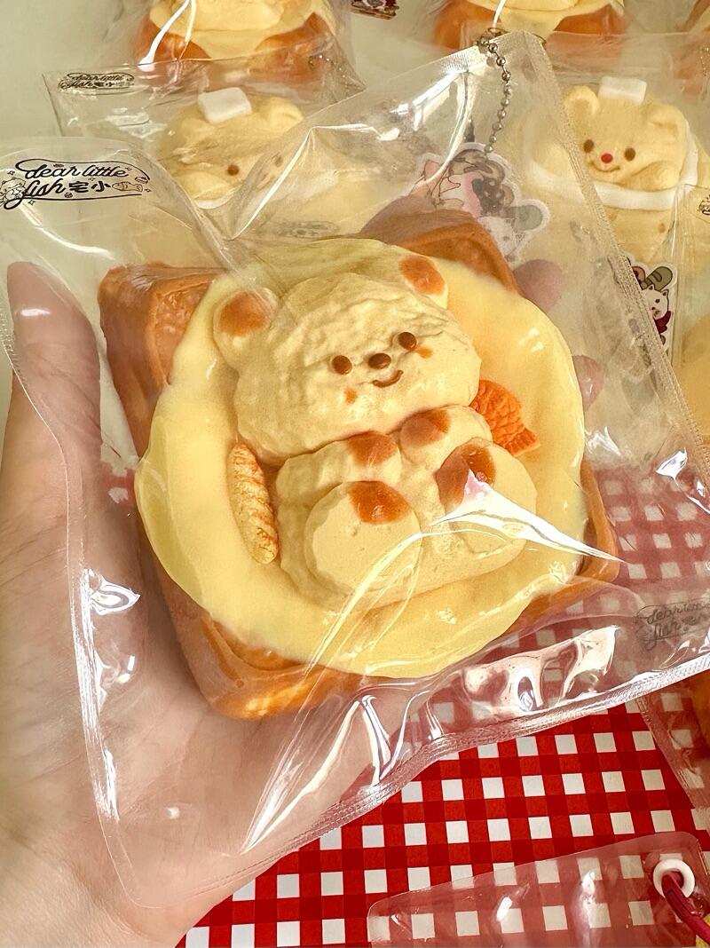 Butter Bear Cheese Squishy