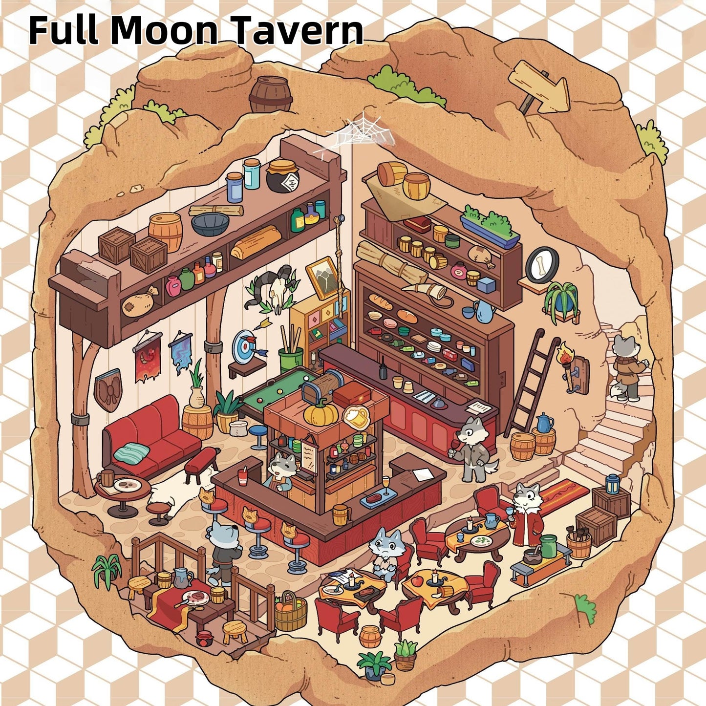 Fantasyland 3D Sticker Scenes | 4 Cute Miniature Sticker