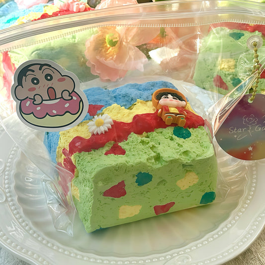 Crayon Shin-chan Pajama Three Layer Toast Squishy