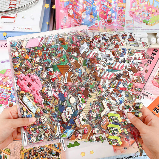 Cute Pet Shop 3D Sticker Book