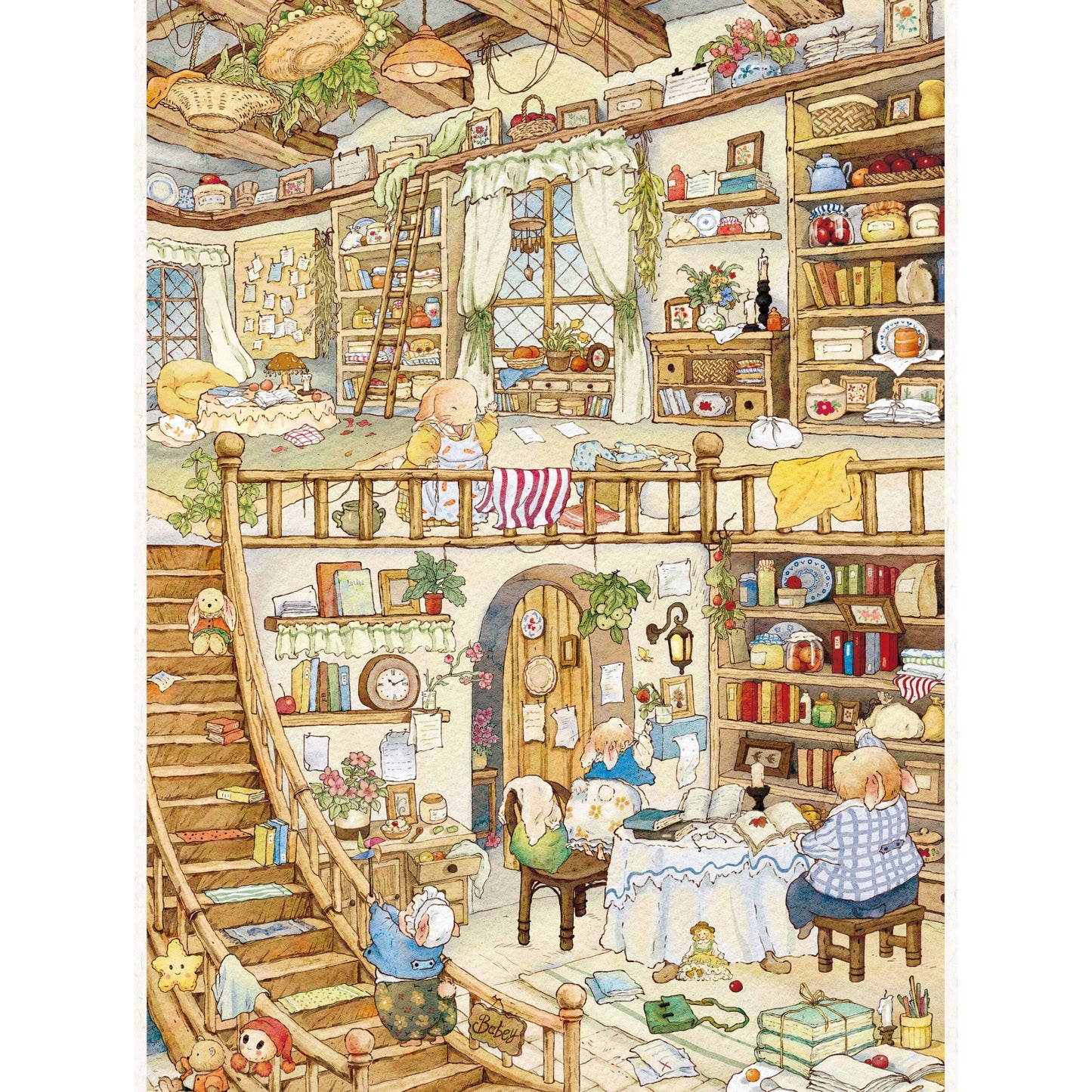 Warm Escapes 3D Sticker | 2 Cute Miniature Scenes