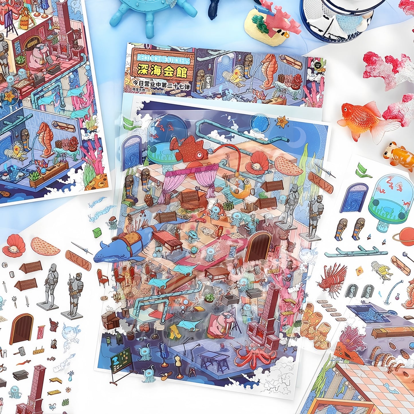 Deep Sea Club 3D Sticker