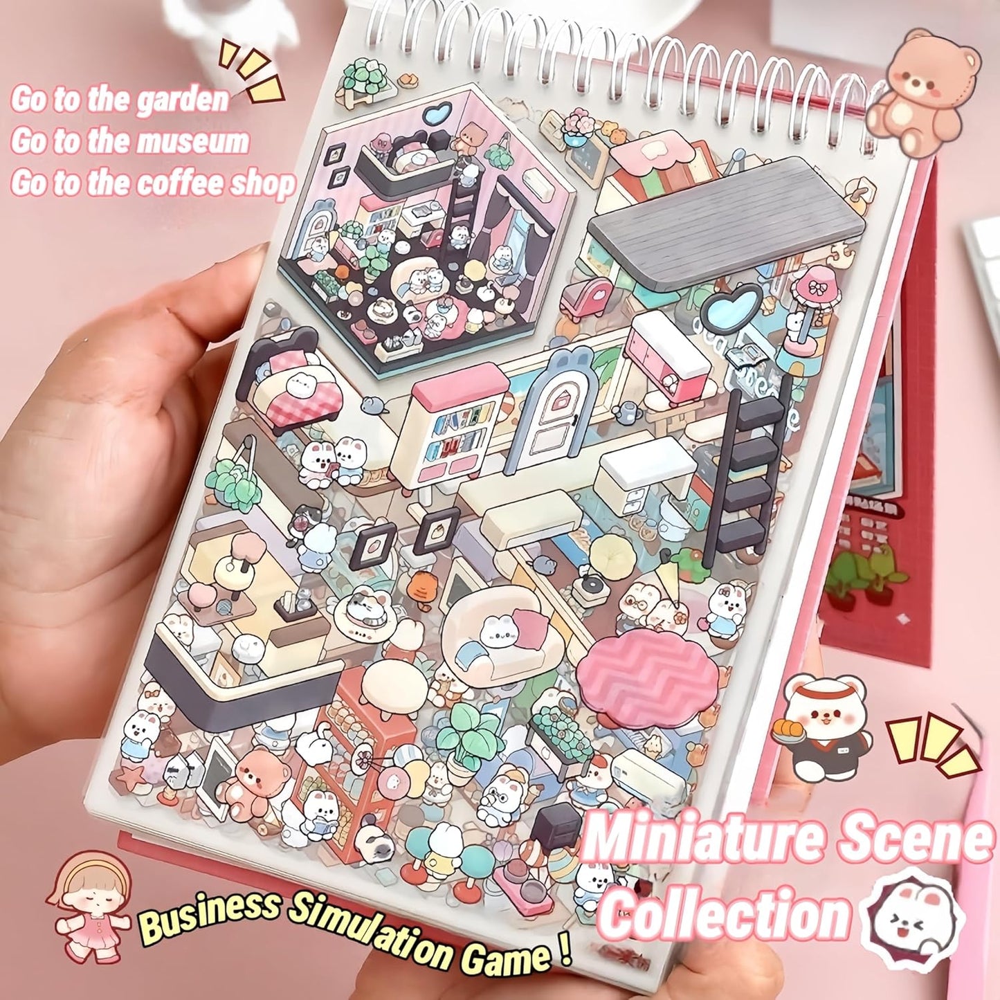 DIY 3D Sticker Material Book – 1.0 (20 Scenes) | 2.0 A (6 Scenes) | 2.0 B (6 Scenes)