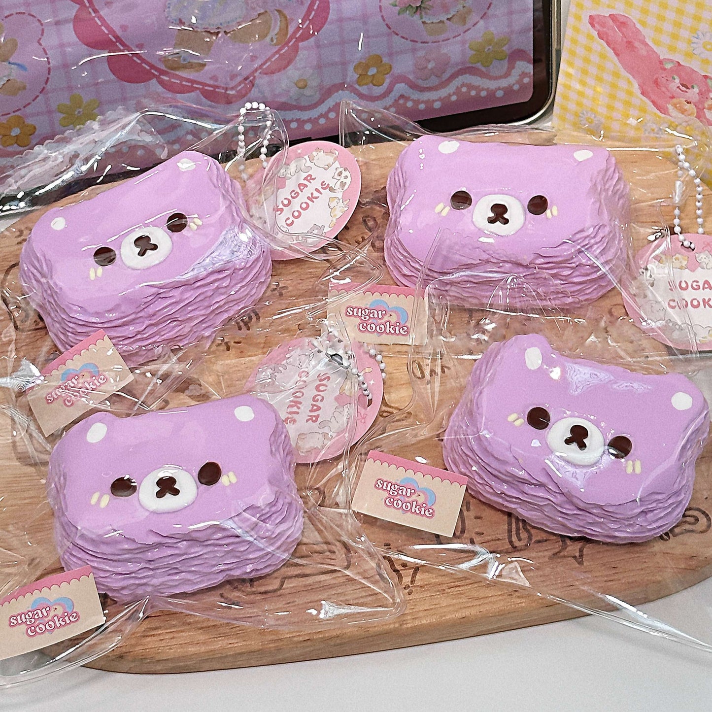 Double-Layer Yogurt Bear Squishy