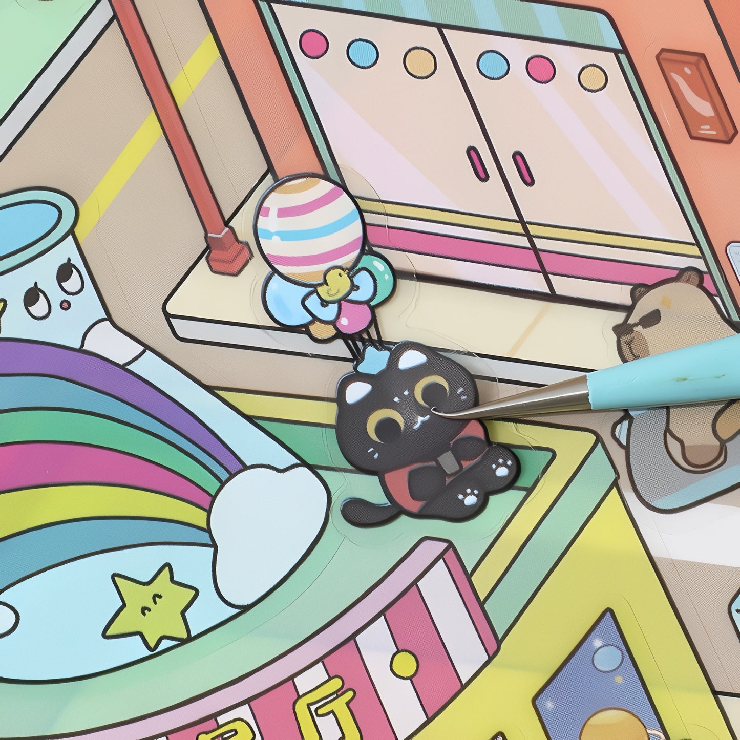 Zooptopia 3D Sticker | 4 Cute Miniature Scenes