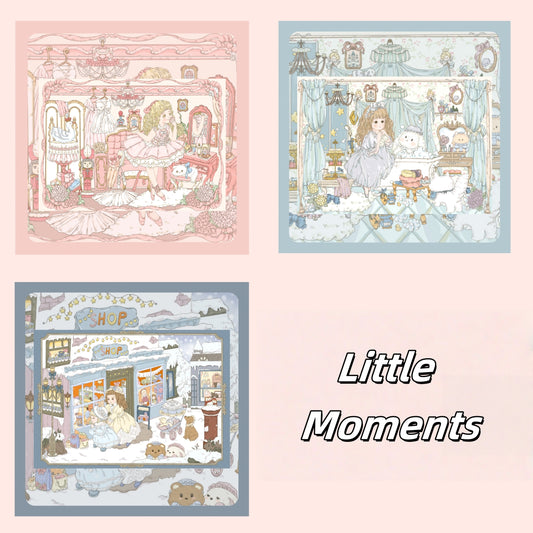Little Moments 3D Sticker | 3 Cute Miniature Scenes