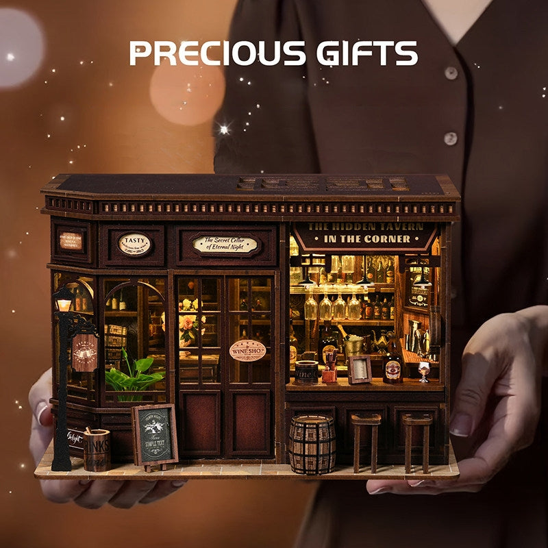 Corner Bar DIY Miniature House - English Instructions
