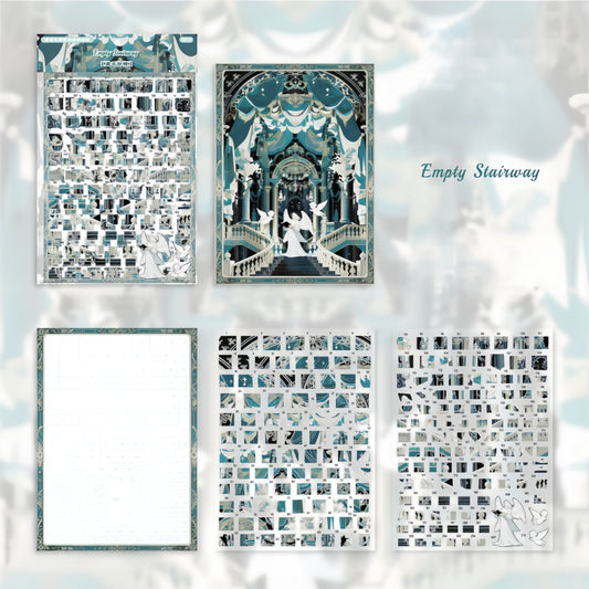 Gilded Praise 3D Sticker | 3 Cute Miniature Scenes