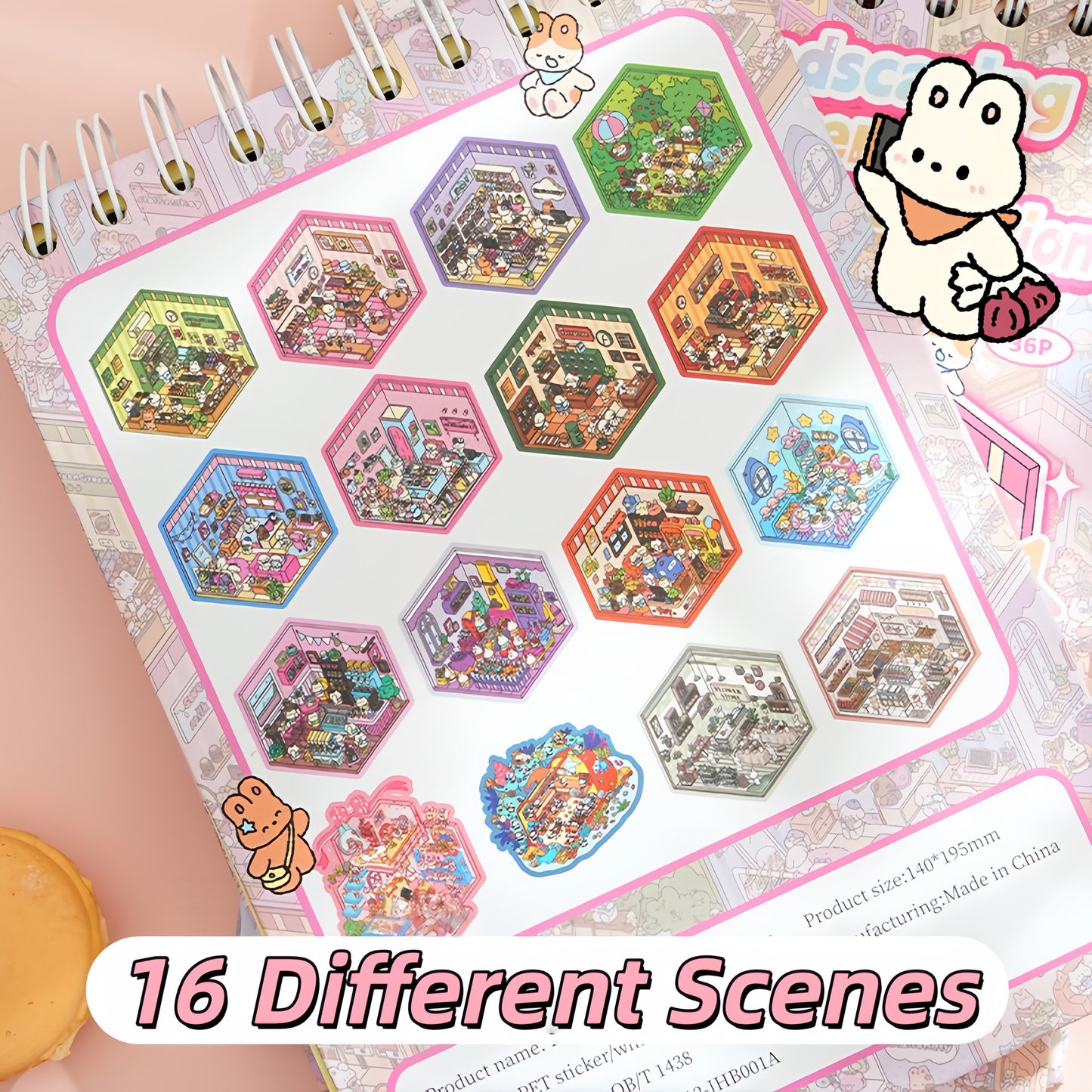 Dream Cottage 3D Sticker Book