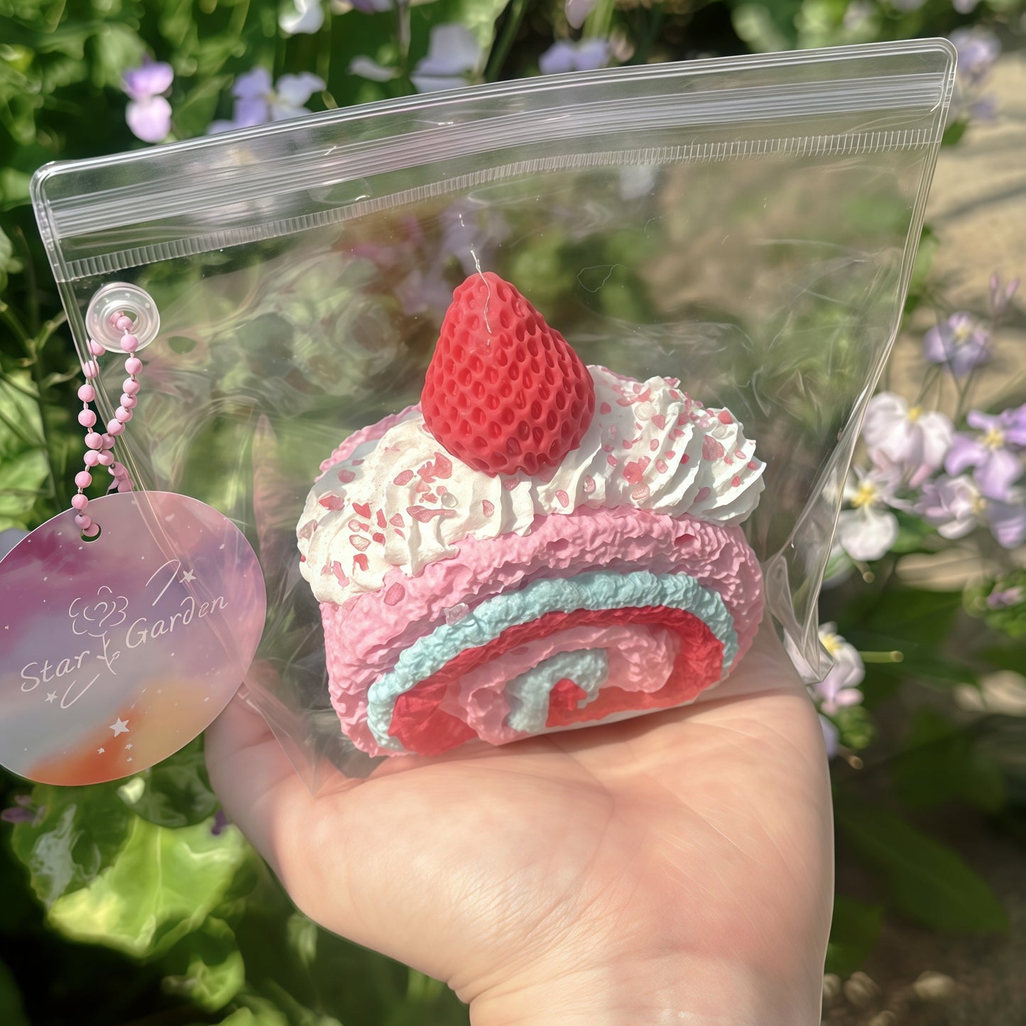 Strawberry Snow Cap Roll