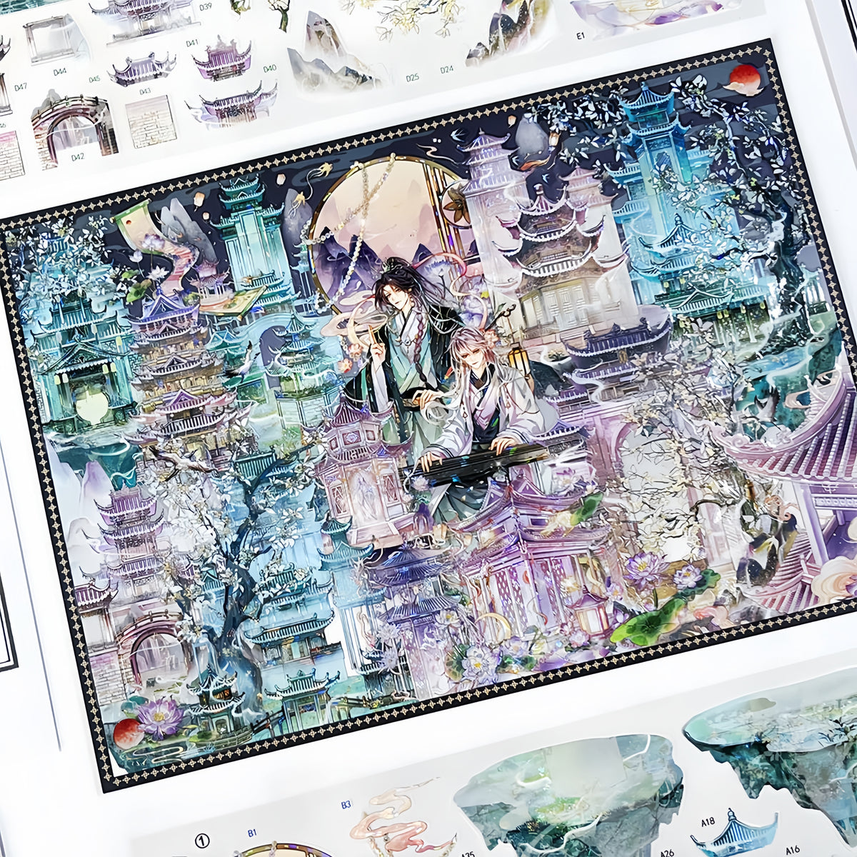 Fantasy Journeys 3D Sticker | 2 Cute Miniature Scenes