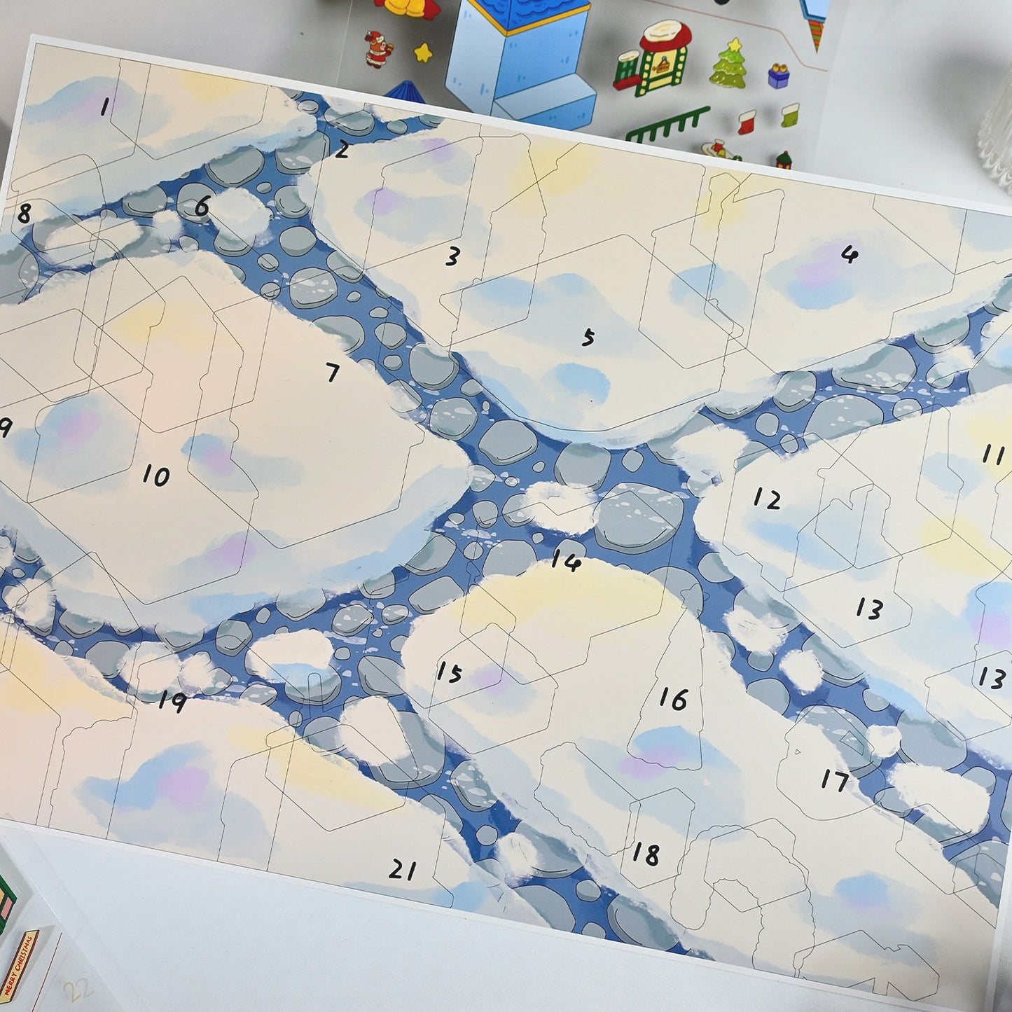 Christmas Eve In Grindelwald 3D Sticker