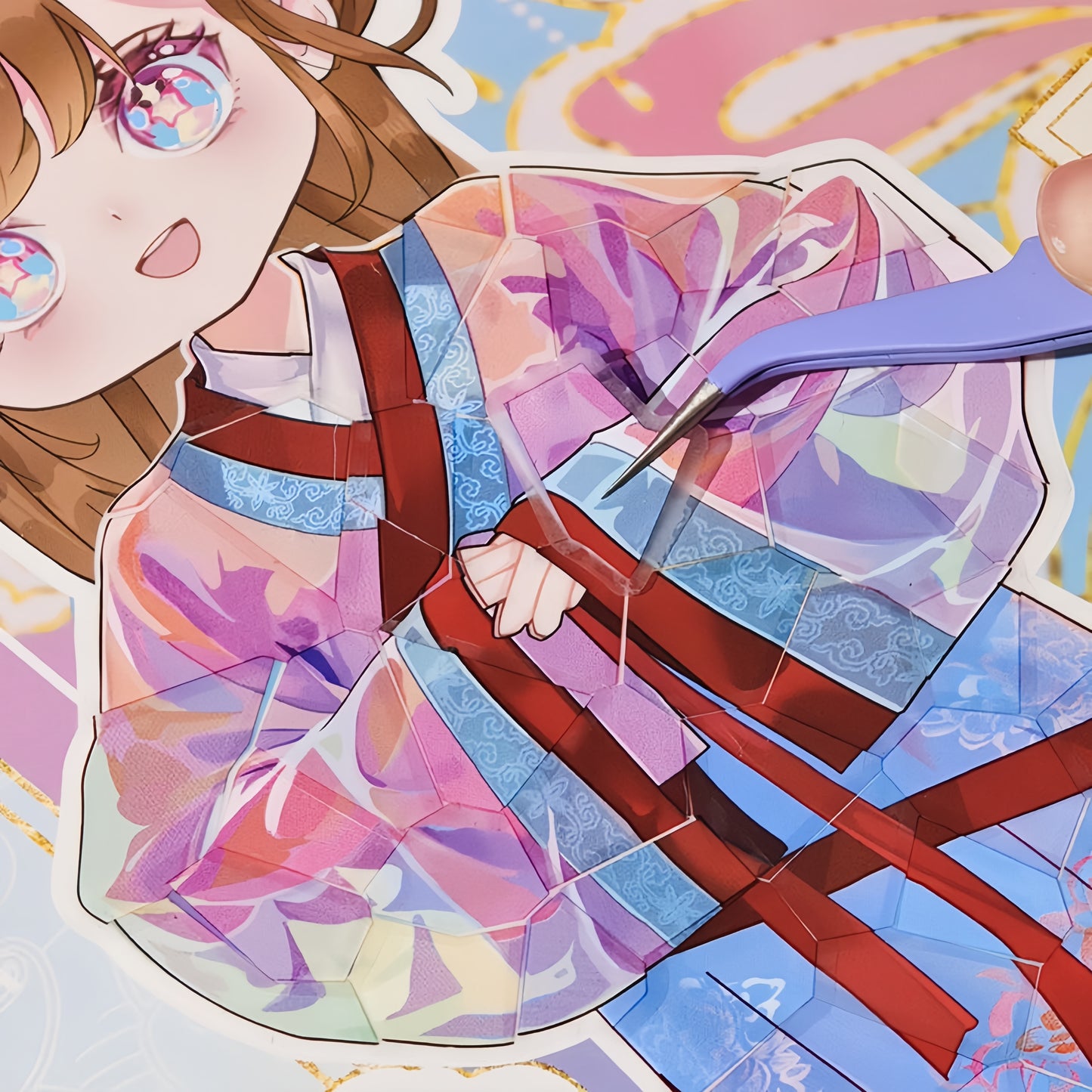 Beauty of Ancient Clothing 3D Sticker Book