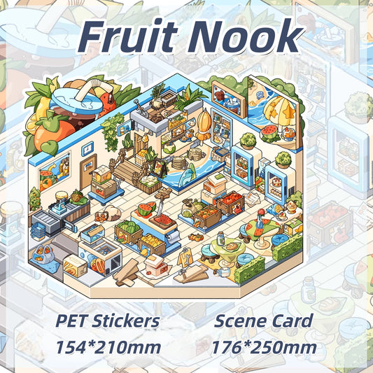 Moving Day 3D Sticker | 3 Cute Miniature Scenes