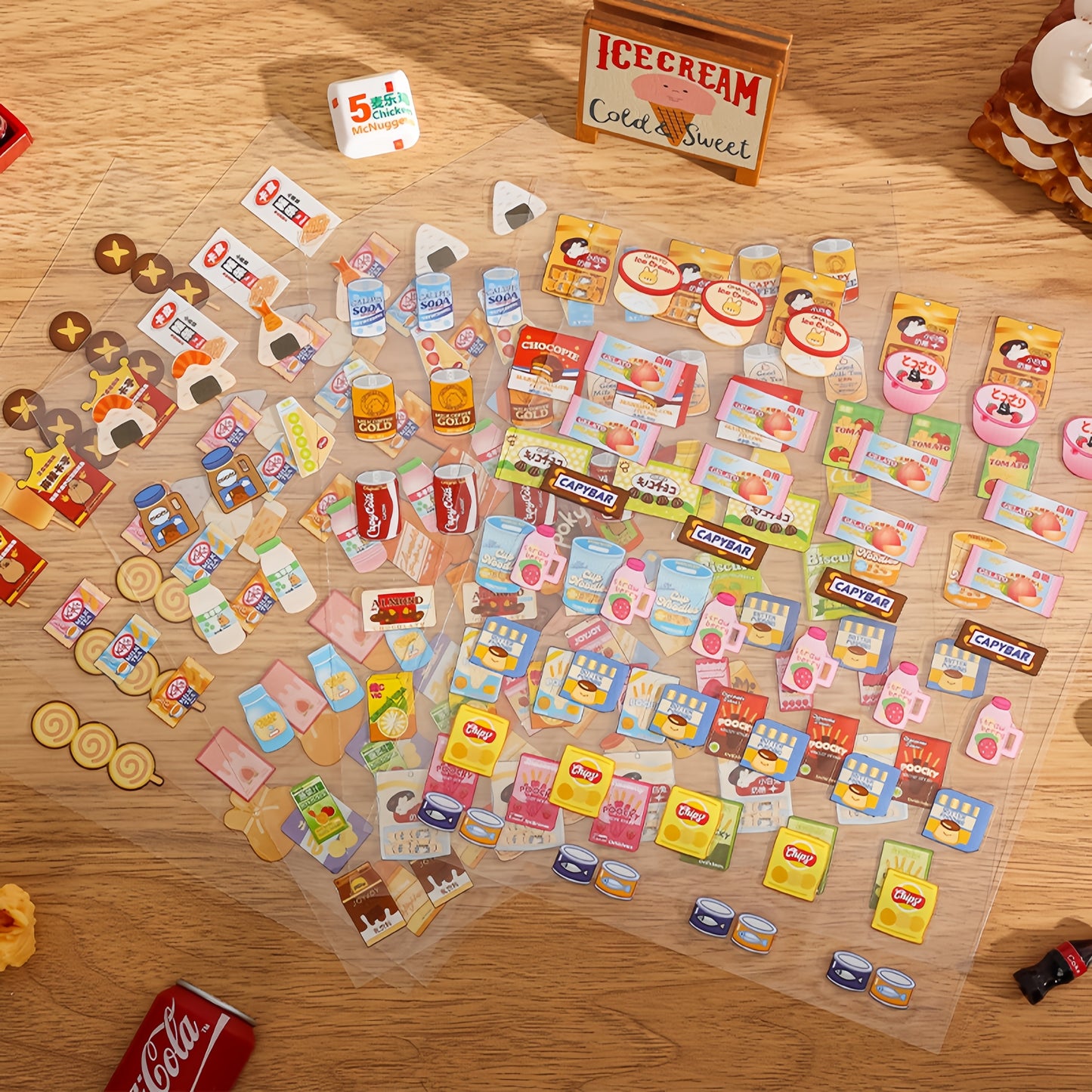 Shelf Display 3D Sticker Book