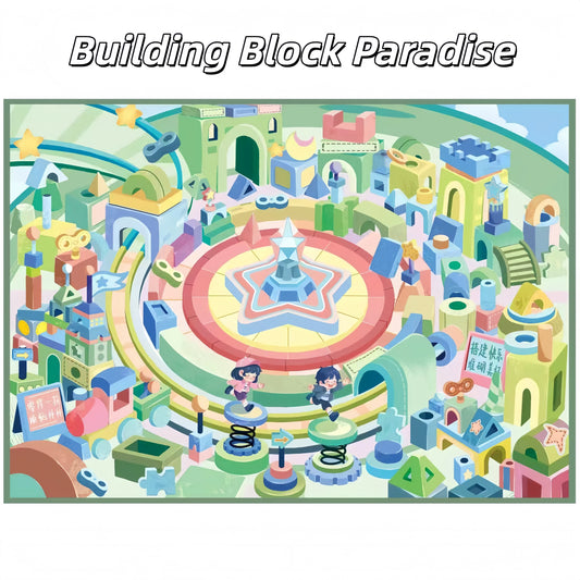 Childlike Fun Series 3D Sticker | 2 Cute Miniature Scenes