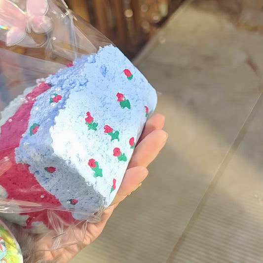 Frosted Rose Éclat Toast Squishy