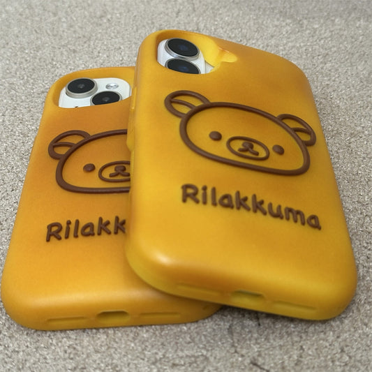 Little Bear Toast Silicone Phone Case