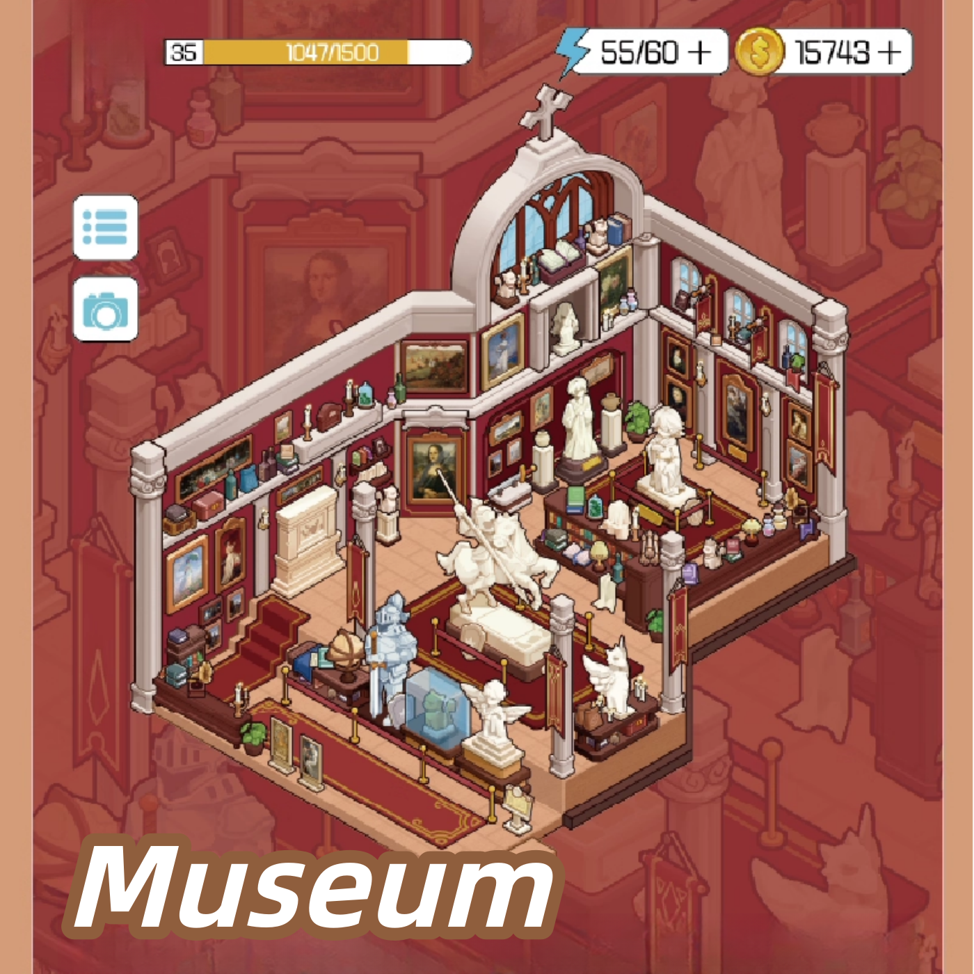 Exhibition Hall 3D Sticker | 3 Cute Miniature Scenes