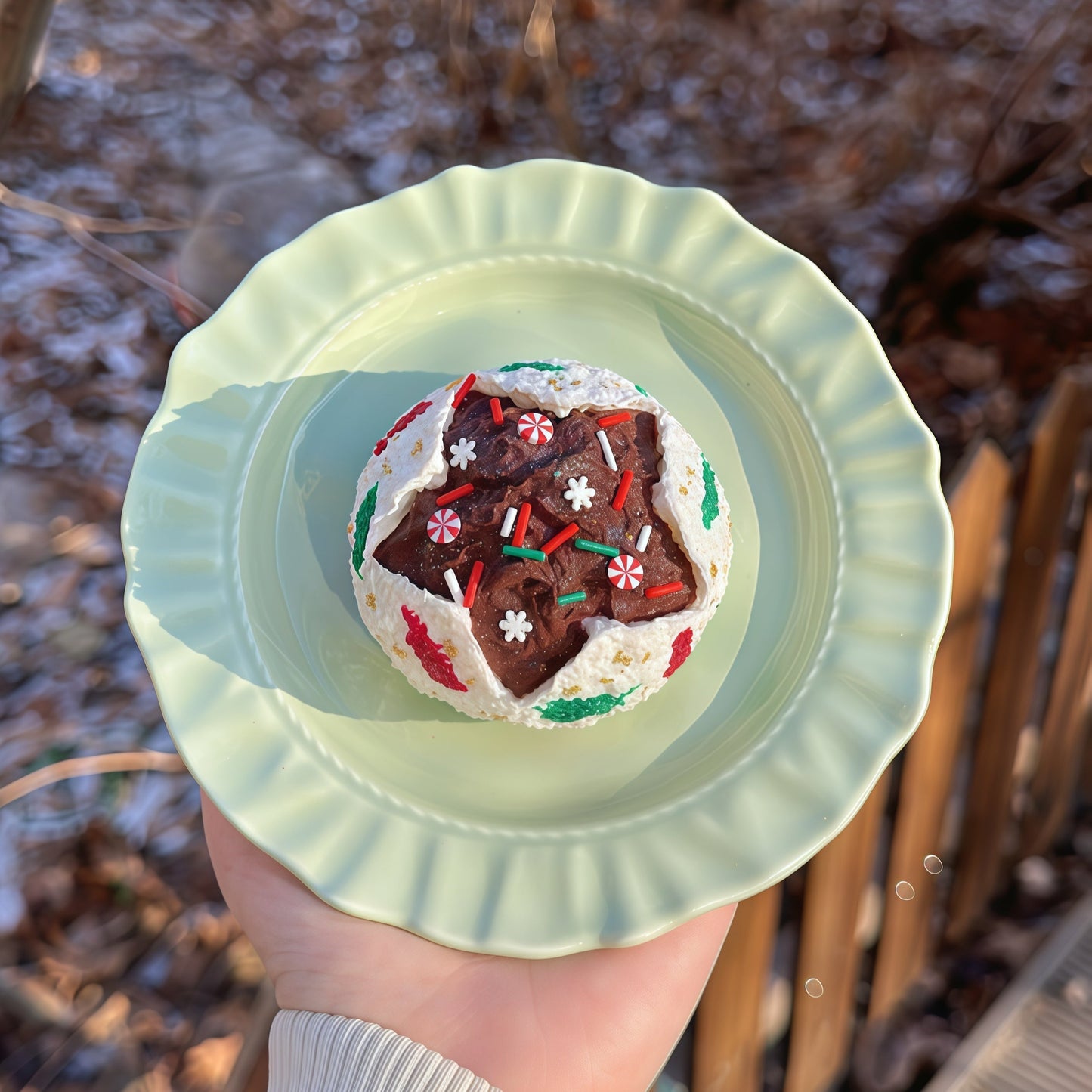 Starry Pretzel Bun Squishy