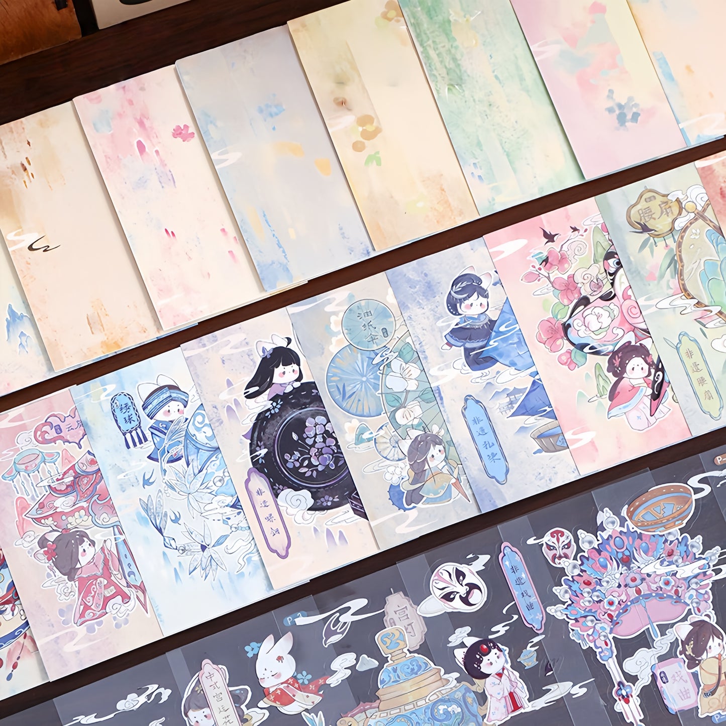 Ancient China 3D Sticker Box