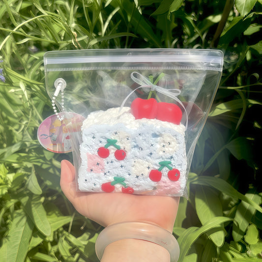 Cherry Tea Party Toast Squishy