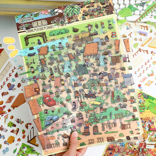 Stroll Vegetable Garden 3D Sticker