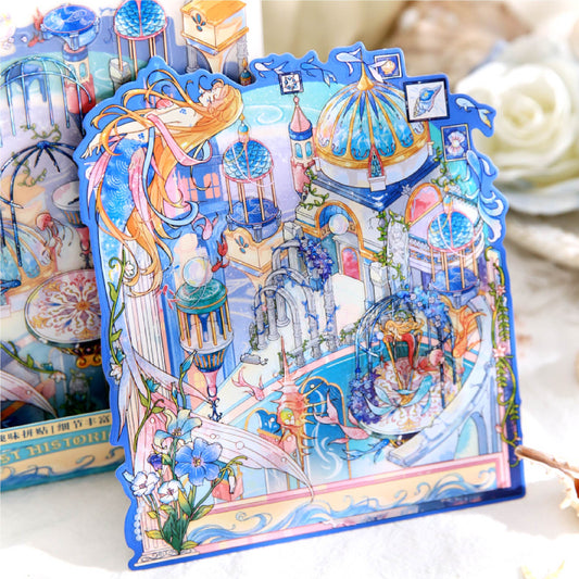 Lost Ruins 3D Sticker | 2 Cute Miniature Scenes