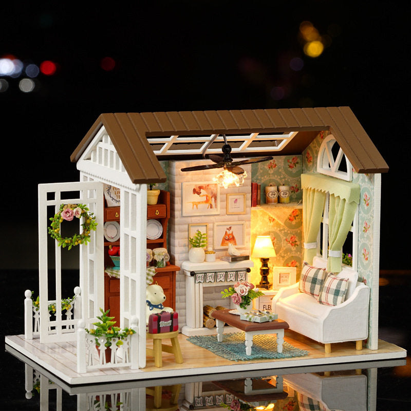Forest Blue Time DIY Miniature House - English Instructions