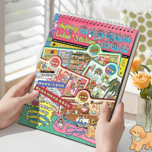 Shelf Display 3D Sticker Book